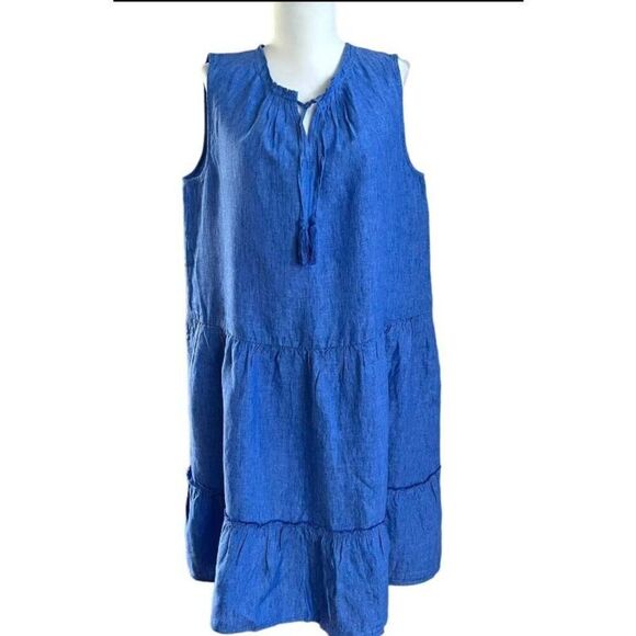 J McLaughlin Blue Christa Dress - Picture 3 of 5